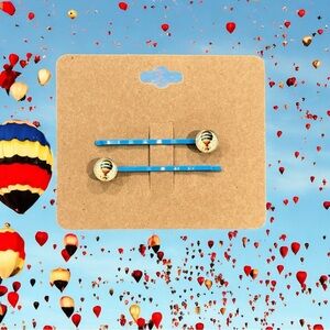 NEW Hot Air Balloon Design Bobby-pin Set